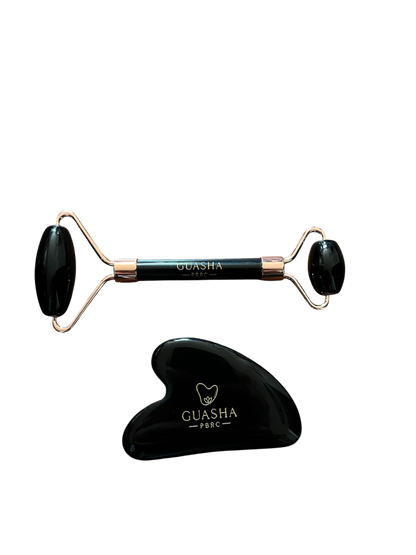 Set guasha obsidienne